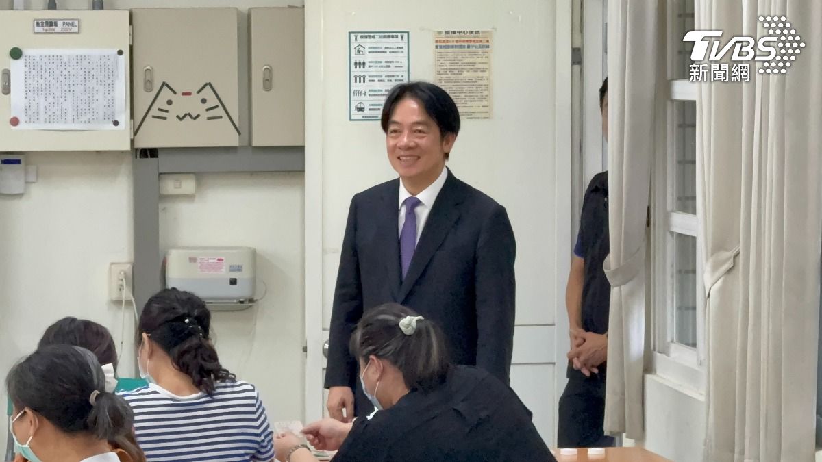 賴清德返台南投票!全程燦笑現身 結束後趕赴關心這事