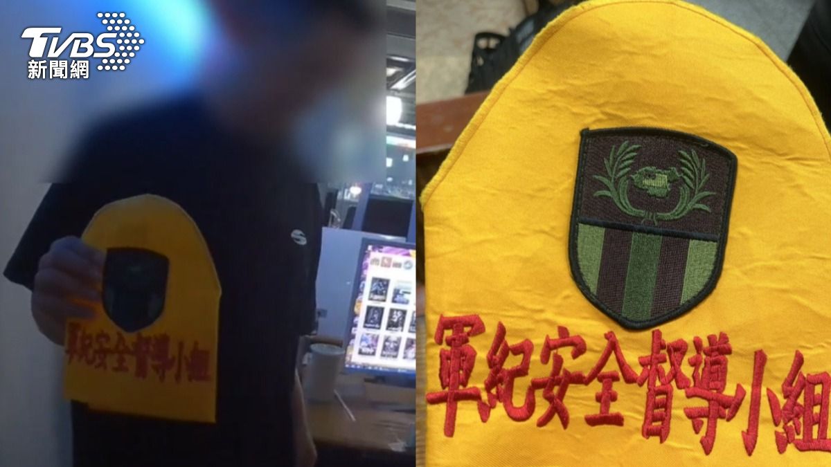 男闖飲料店偷竊後，換軍服假冒傘兵。（圖／TVBS）