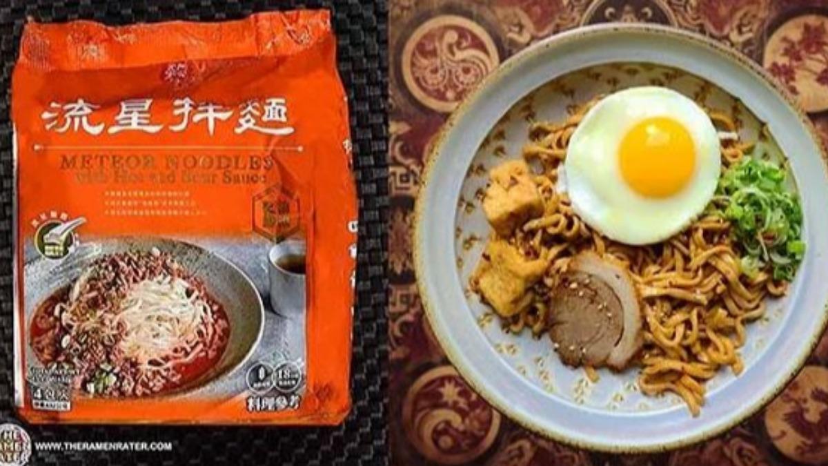 台灣阿舍食堂「流星拌麵紅油擔擔口味」。（圖／取自theramenrater）