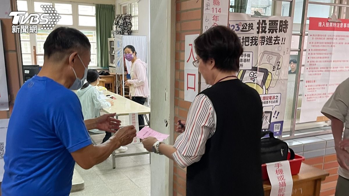 彰化縣投票率僅14%。（圖／TVBS）