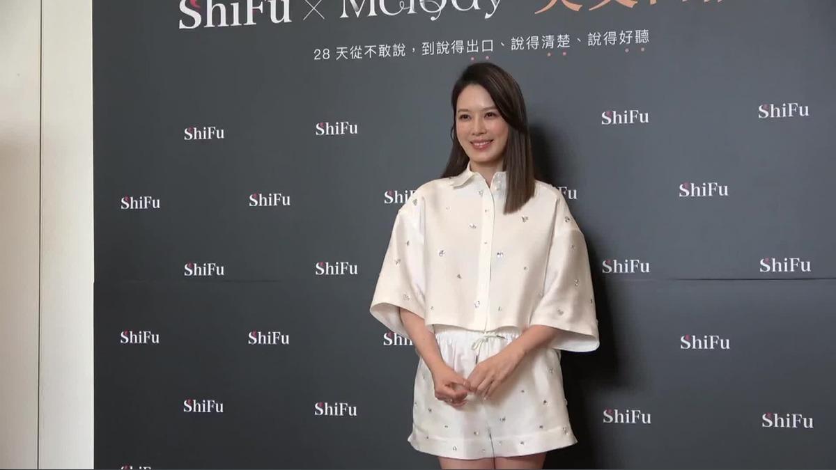 Melody23日露面談起沈玉琳。(圖/TVBS)