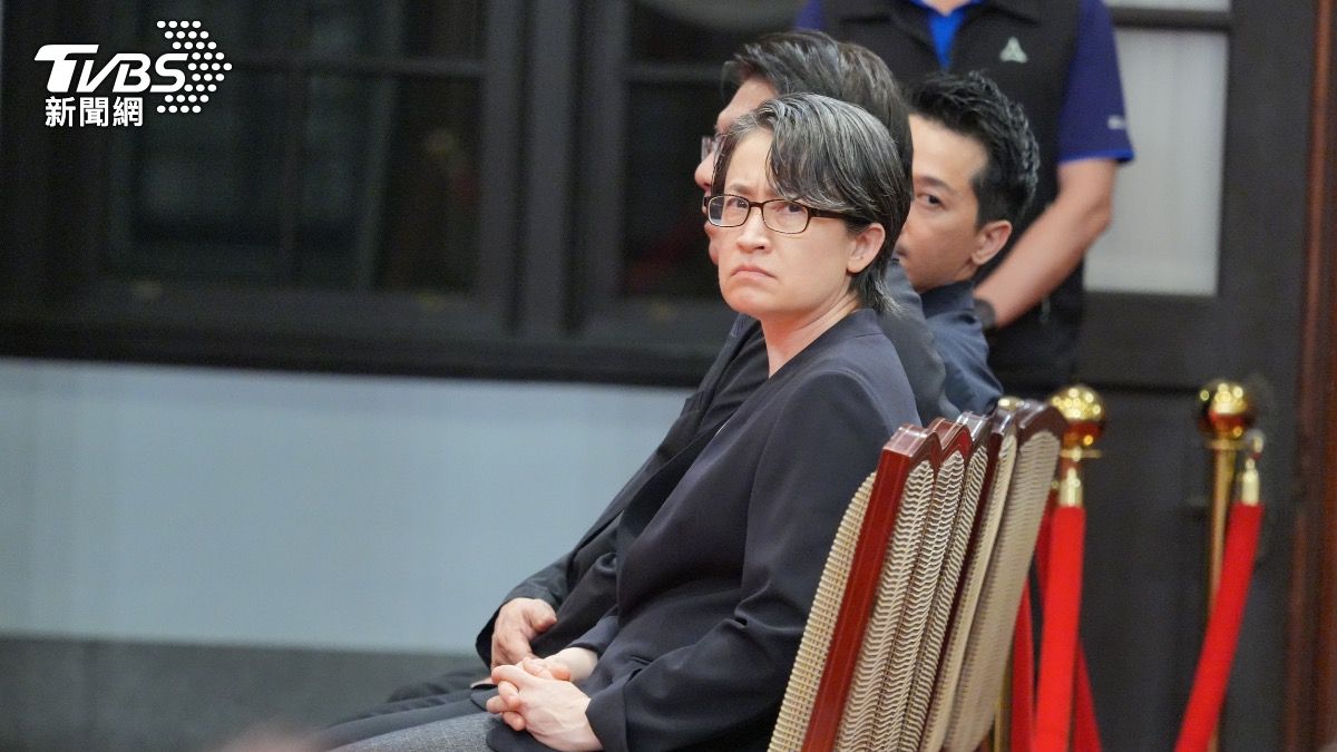 副總統蕭美琴、總統府秘書長潘孟安等人都陪同賴清德出席。(圖/區國強攝)