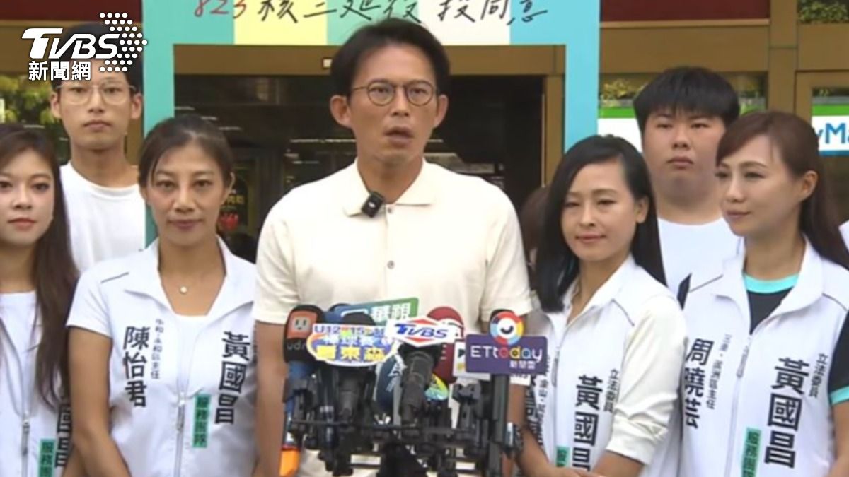 民眾黨主席黃國昌。（圖／TVBS）