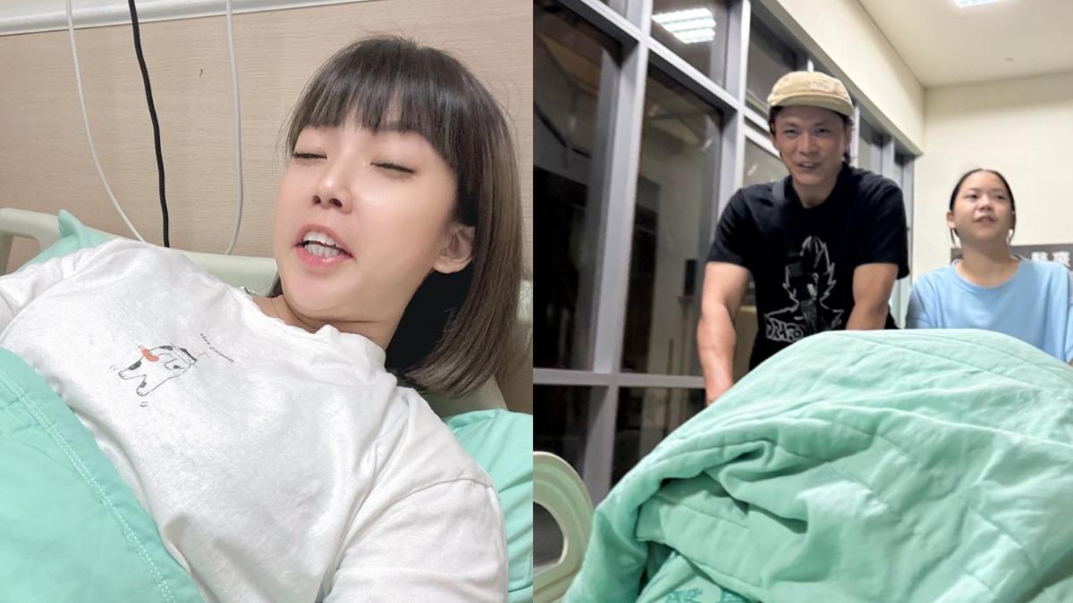 黃鐙輝妻「左腿劇痛」開刀!萁萁忍1個月才就醫 曬病床照曝現況