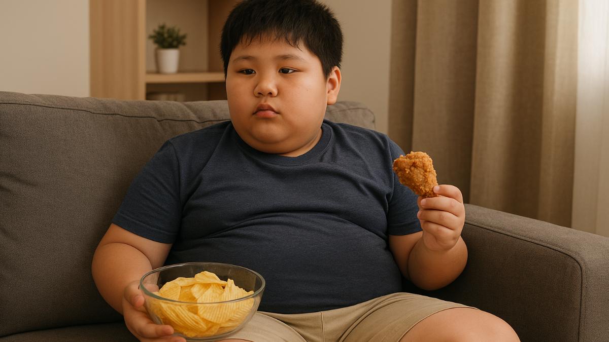 男童暑假天天吃炸雞配汽水「2月胖4公斤」 醫:血糖狂飆