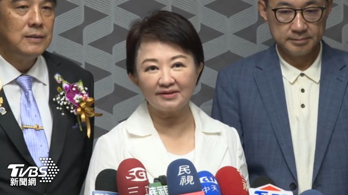台中市長盧秀燕表示,黨主席一職不宜指定參選。(圖/TVBS)