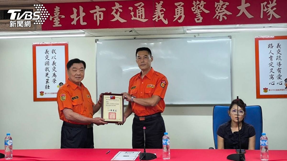 萬華義交大隊長辜萬益。(圖/張銘祐提供)