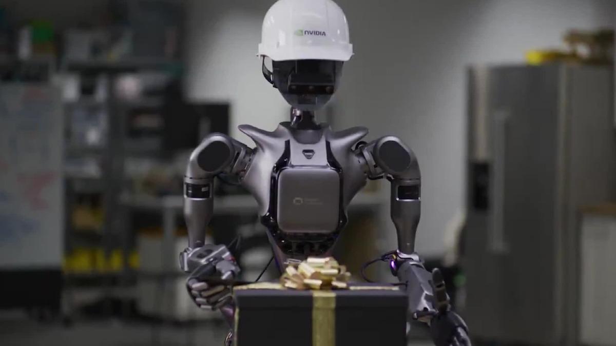 輝達將推機器人新大腦`,激勵AI概念股開高。(圖／翻攝輝達X平台)