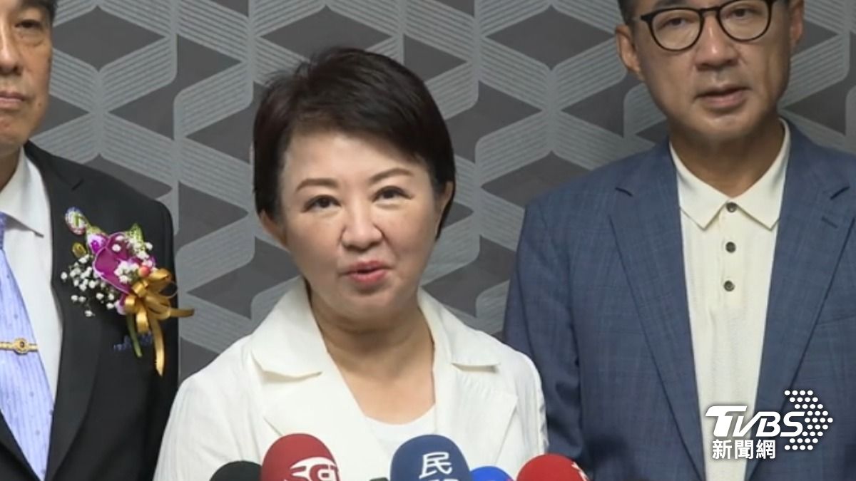 台中市長盧秀燕表態不參選國民黨主席。(圖/TVBS)