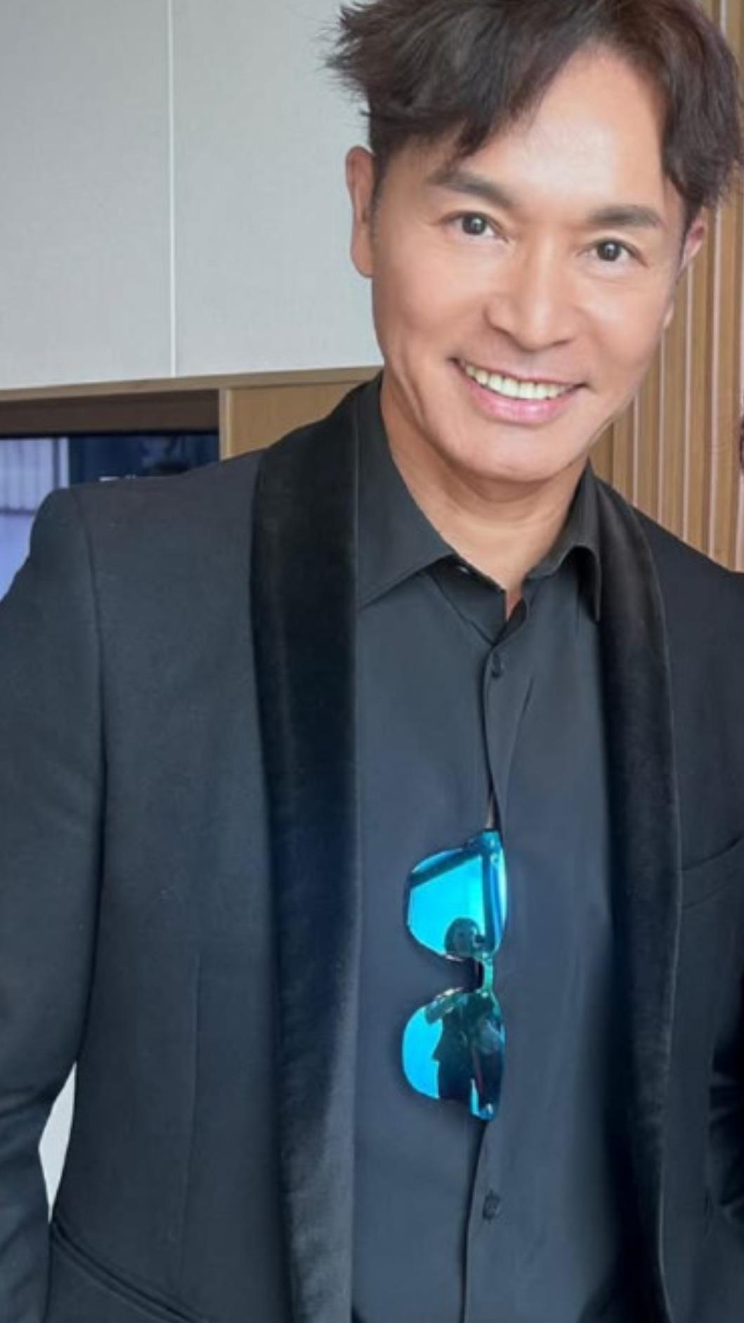 60歲郭晉安保養得宜,看起來狀態仍極佳。(圖/翻攝自微博)
