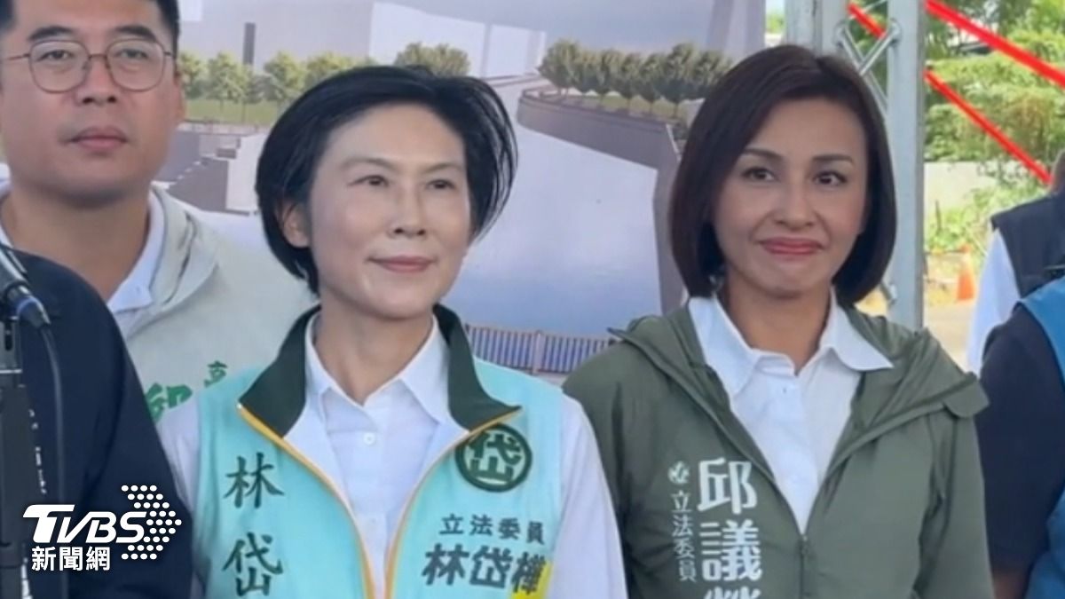 民進黨立委林岱樺、邱議瑩。(圖/TVBS)