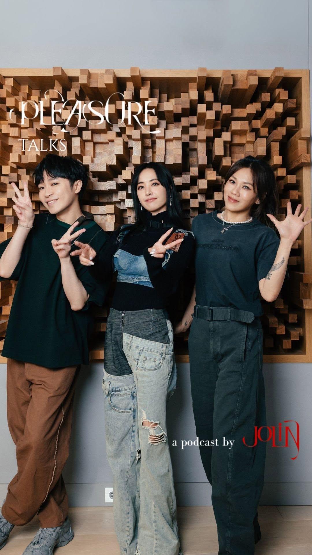 蔡依林跟吳青峰、蔡健雅去吃飯吃太晚。（圖／翻攝自蔡依林 IG）