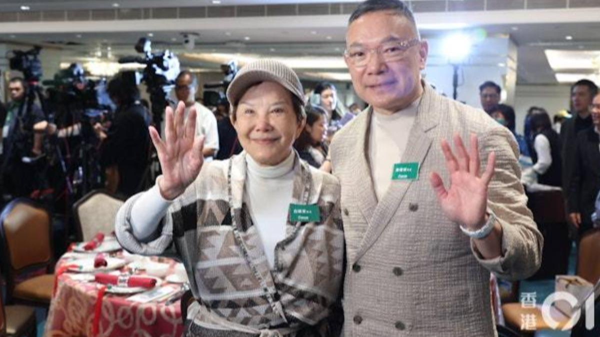 今年4月，白韻琹與丈夫謝偉俊一同出席公益活動。（圖／香港01）