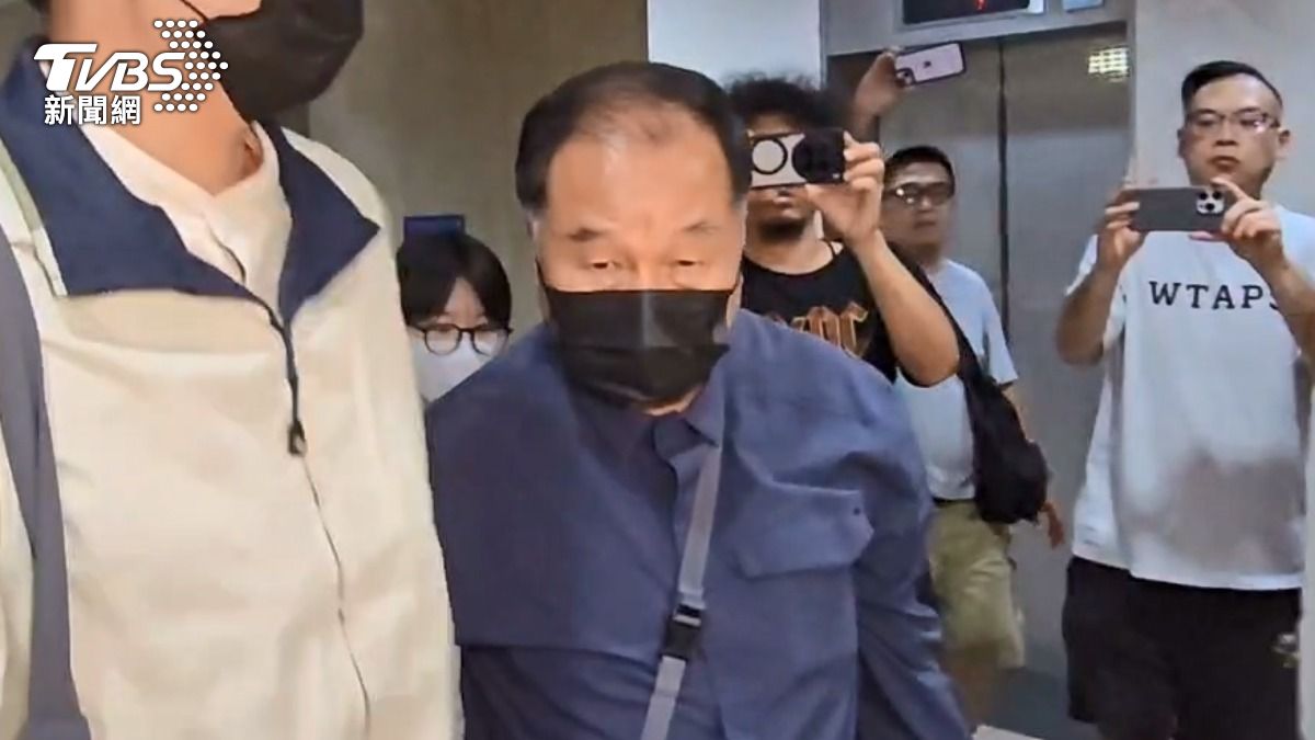 東煒建設創辦人陳健盛被。(圖/TVBS)