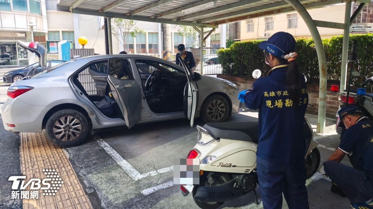 葉男全身血被送醫丟包,經搶救後宣告不治。(圖/TVBS)