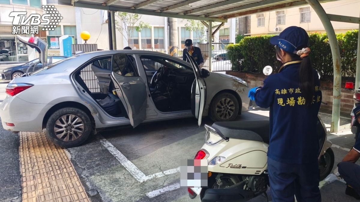 殺害30歲葉姓男子,當時他開進急診室的銀色轎車,就是死者的車(圖/TVBS)