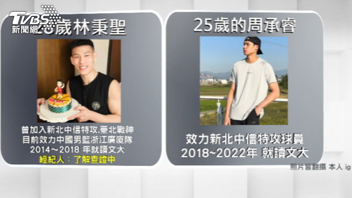 逾60張體保生洗澡照外流,林秉聖經紀人表示還在查證中。(圖/TVBS)