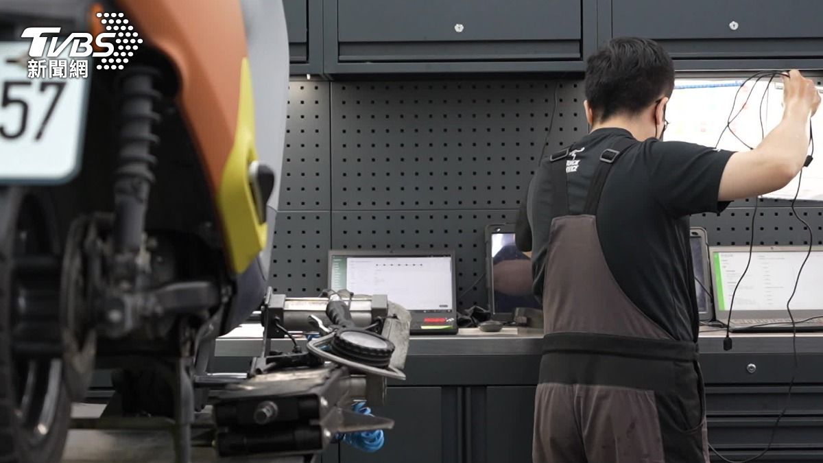政府對於電動機車的補助減少，間接導致銷量減少。（圖／TVBS） 