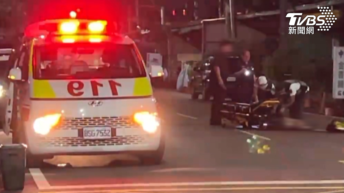 楊姓男子事後被送醫治療,警方已經鎖定涉案的3名嫌犯,但仍在持續追緝中。(圖/TVBS)