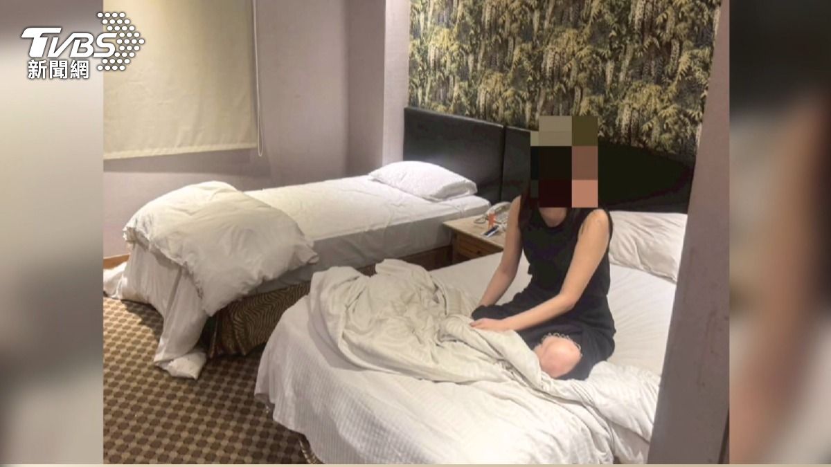 台中警方在掃黃行動中,意外查獲這名每次服務開價2萬元的日籍女子。(圖/TVBS)
