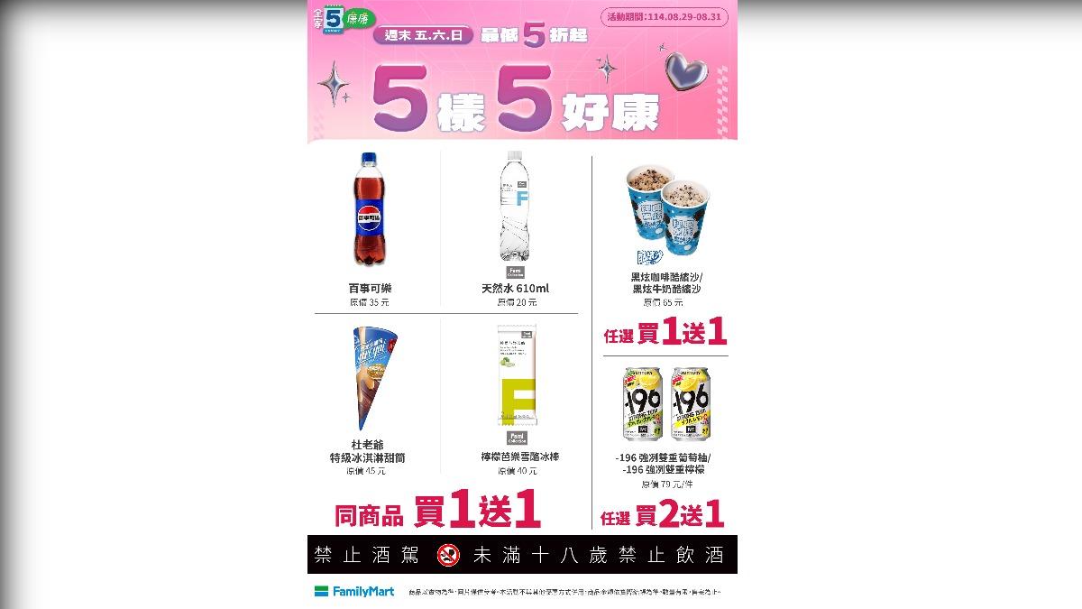 全家康康5優惠。(圖/業者提供)