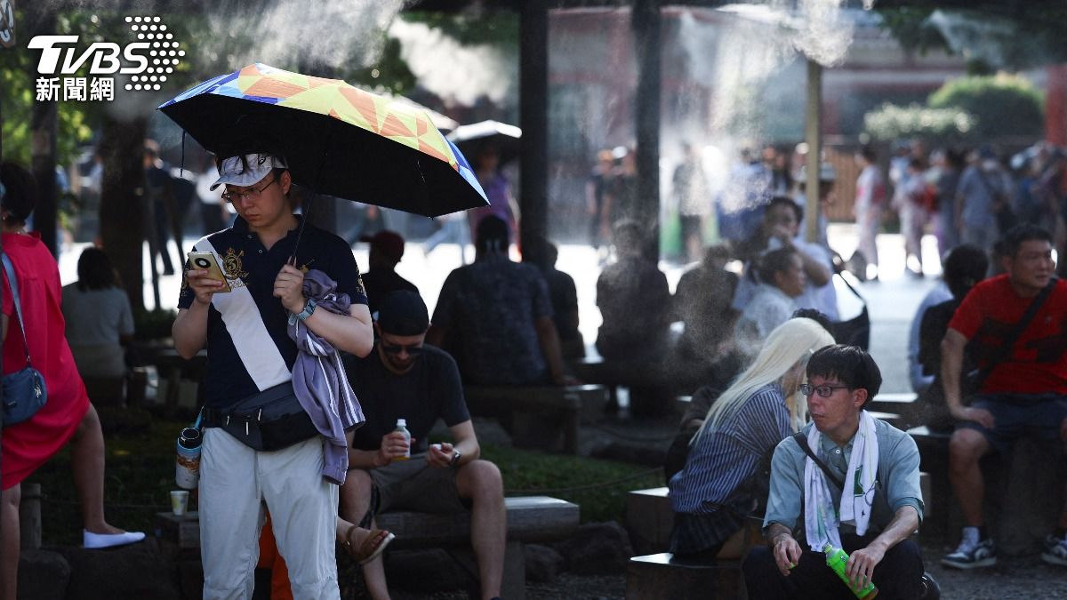 日本迎史上最熱夏天,東京連續10天出現破35度的「酷暑日」 。 (示意圖片/達志影像路透社)