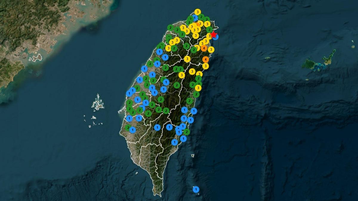 先急速上下再左右搖!宜蘭近海6.0強震 各地災情回報一次看