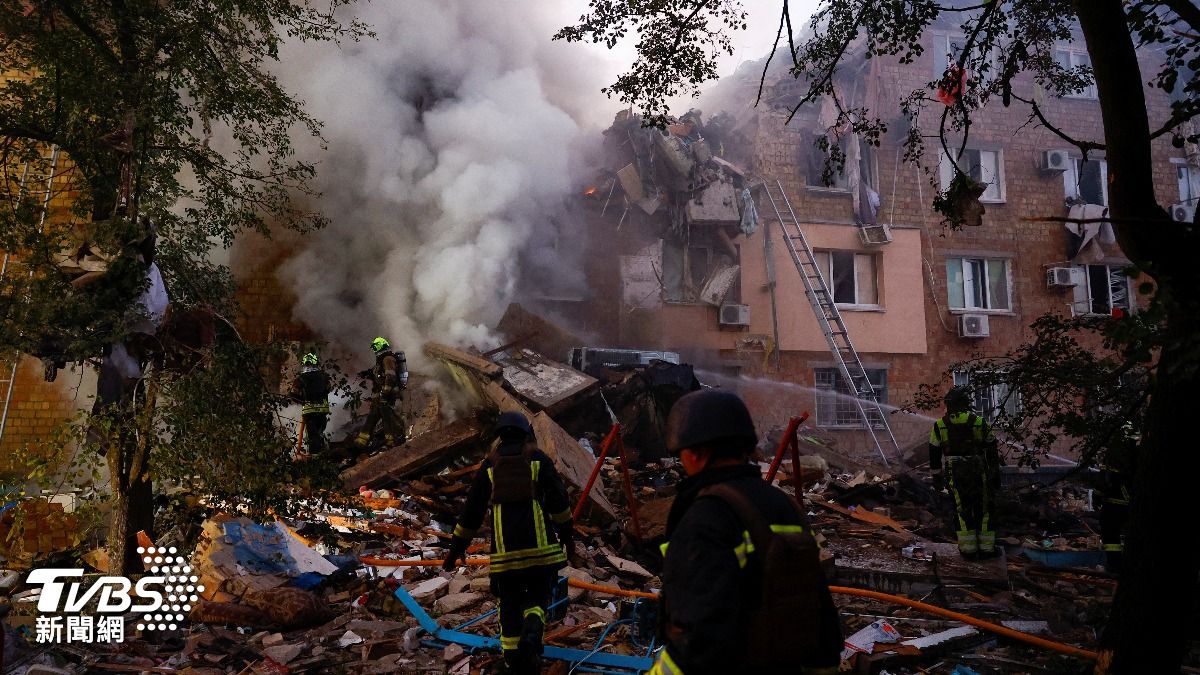 基輔傳爆炸巨響!遭俄大規模攻擊至少3死9傷 幼兒園起火
