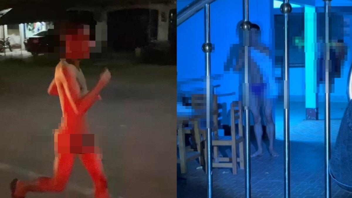 找到真愛就裸奔!泰男「提前還願」半夜翻牆溜出門狂跑1公里