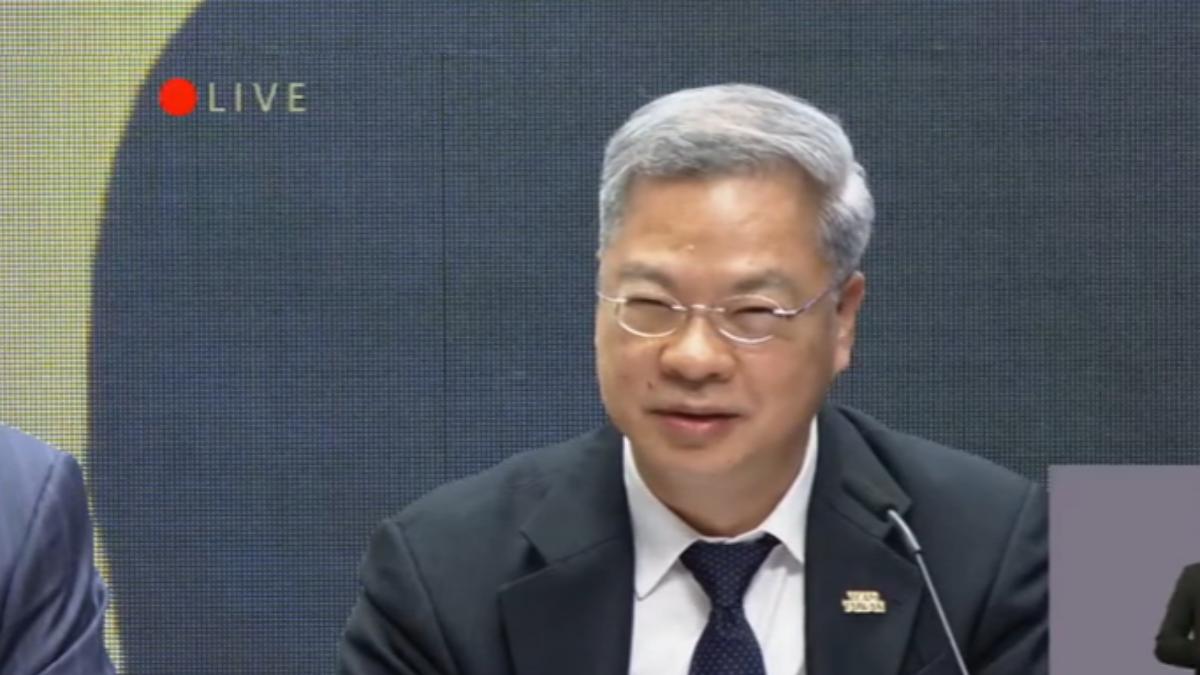 準經濟部長龔明鑫談施政 盼落實總統經濟日不落國願景(圖/行政院直播)