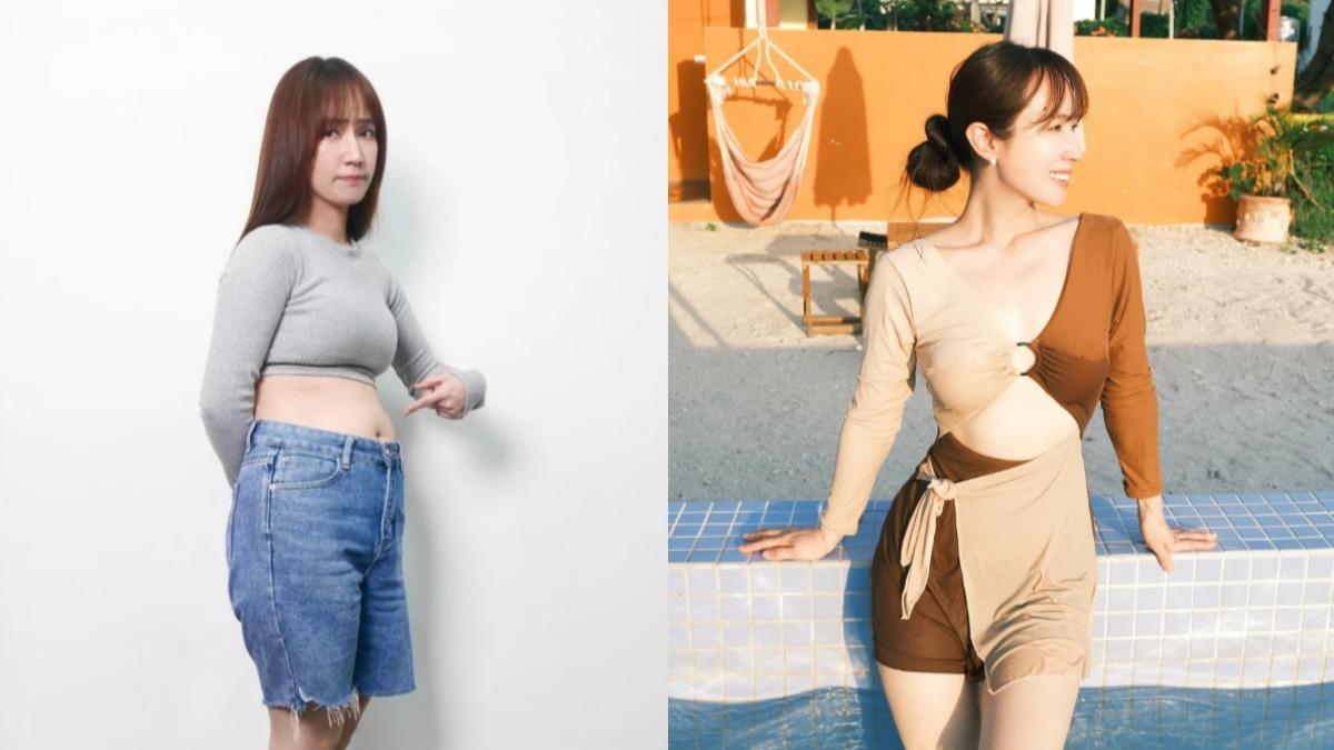 36歲小薰大變身！體重56kg掉到4字頭　比基尼辣照全靠4招