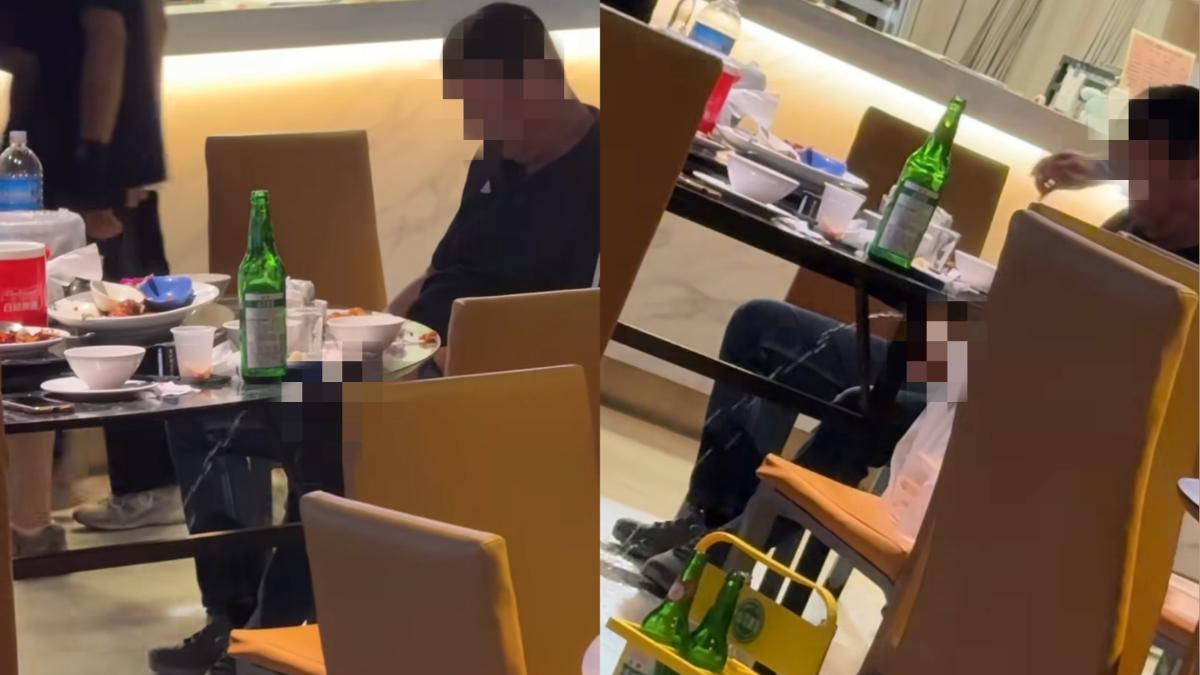 疑喝醉脫序!台中男釣蝦場座位上解放 「脫褲尿一灘」友看傻