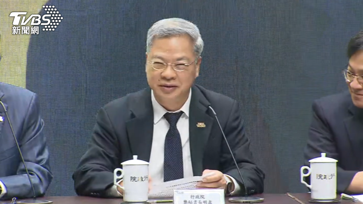 行政院長卓榮泰的「行動創新AI內閣2.0」，今天正式亮相。（圖／TVBS）