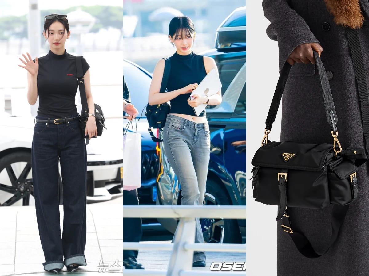 Prada Explore 中號 Re-Nylon 肩背袋，NT.76,000。（圖／翻攝自new1、osen、PRADA官網）