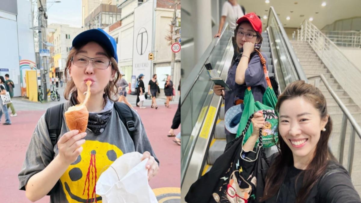 藍心湄減齡穿搭曝光!「後背包+潮牌帽」青春爆棚 網讚:大學生無誤