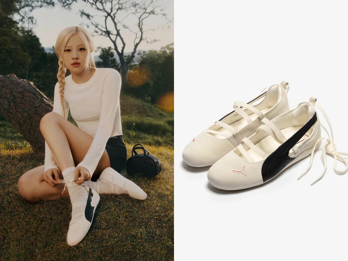 Speedcat Ballet x ROSÉ芭蕾舞鞋款 ,NT.2,780。(圖/翻攝自IG@puma_flagshipstore149)