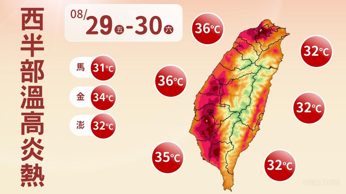 天氣/北部比較熱?新北39度全台最高溫 專家曝南部降溫關鍵