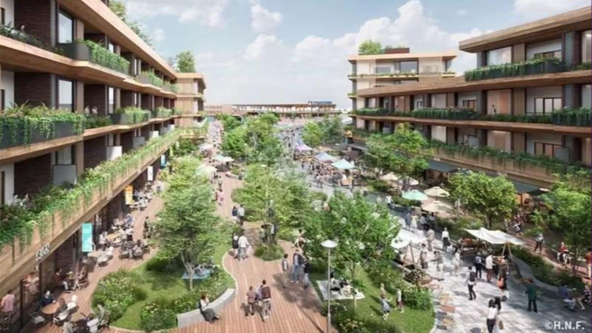 火腿隊預計在2030年啟用新二軍基地，並考慮與地方政府合作造鎮。(圖／北海道日本火腿鬥士隊提供)