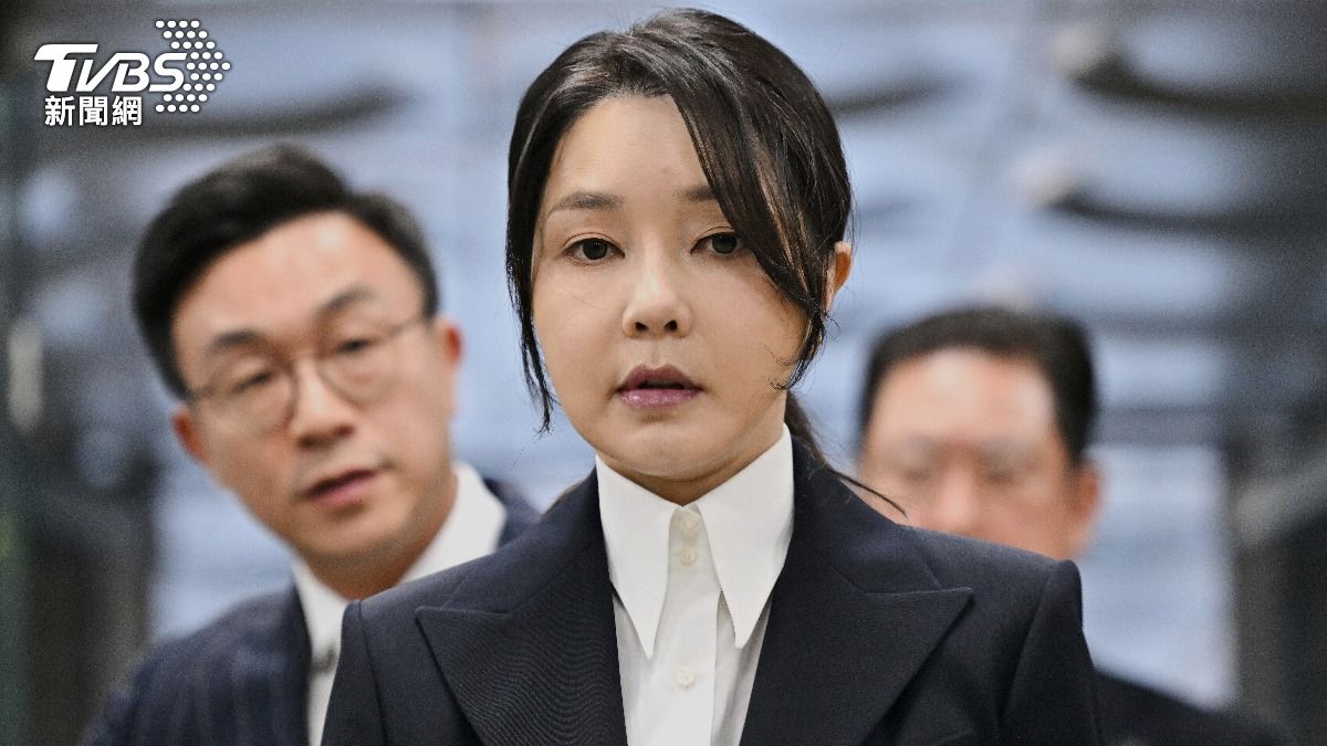 南韓前第一夫人金建希遭調查58天後，被特檢組正式起訴。（圖／達志影像美聯社）