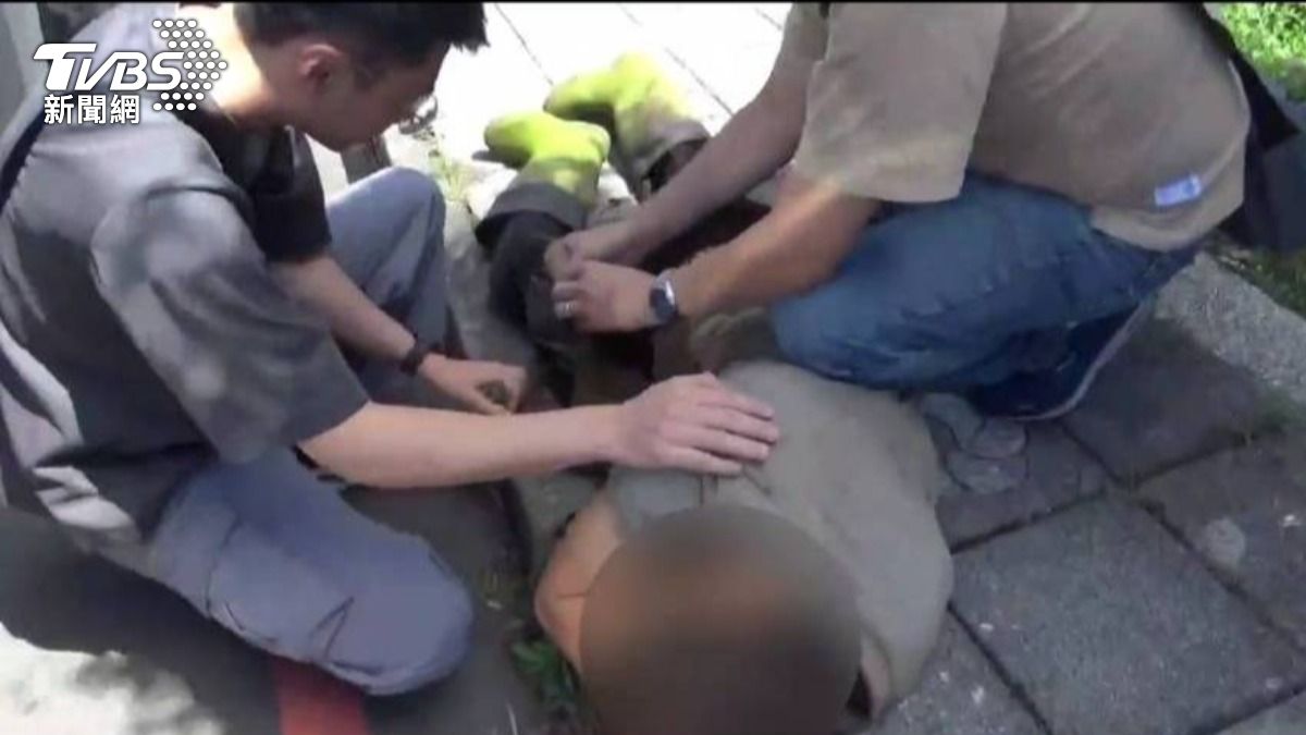 山老鼠集團遭警方逮獲。（圖／TVBS）
