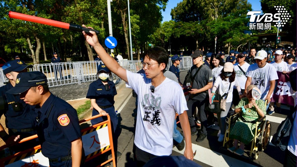 小草走讀繞賴清德官邸!陳佩琪身體不適 黃國昌急喊:叫救護車