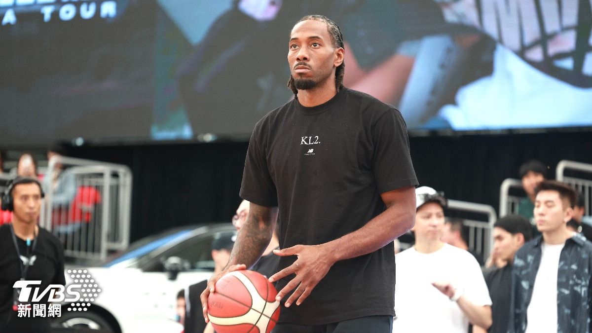 NBA球星「可愛」雷納德。（圖／華子琛攝）