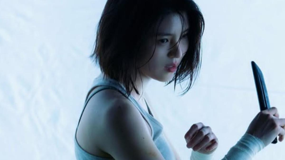 韓韶禧先前演出《以吾之名》同樣屬於動作片,頗受好評。(圖/翻攝自xeesoxee IG))