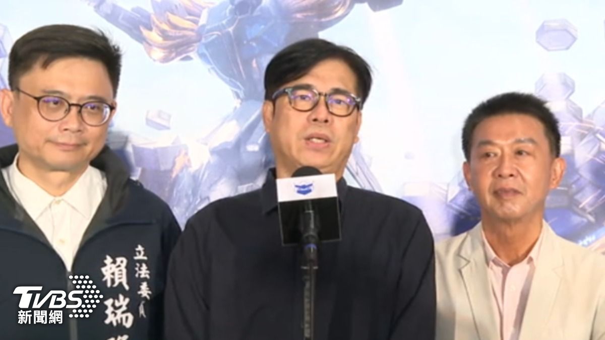 高雄市長陳其邁，呼籲行政院要通盤檢討統籌分配款、一般性補助與計畫性補助。(圖/TVBS)