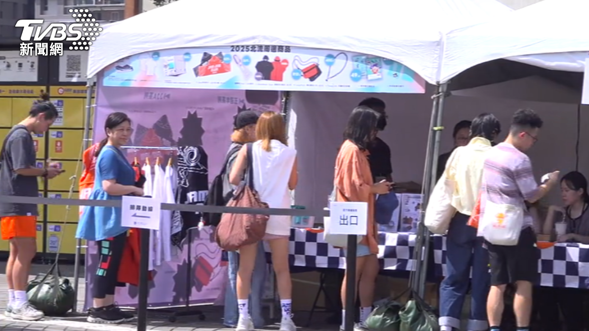 來到北流參加JAM JAM ASIA,還可以逛逛周邊市集。(圖/TVBS)