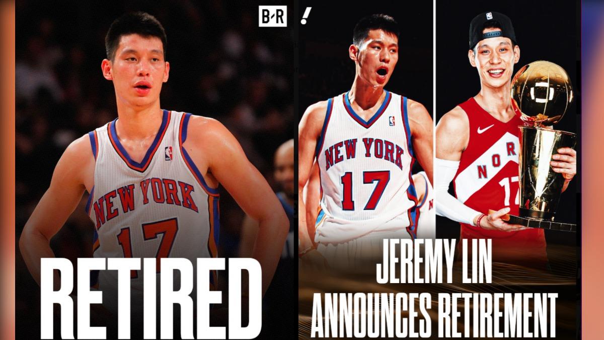 林書豪宣布退休，外國媒體大肆報導。（圖／翻攝自Ｘ＠YahooSports、BleacherReport）