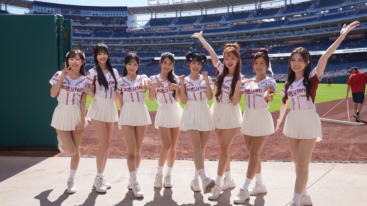 樂天女孩「離開台灣」!登上華府國民球場 台式應援被狂讚