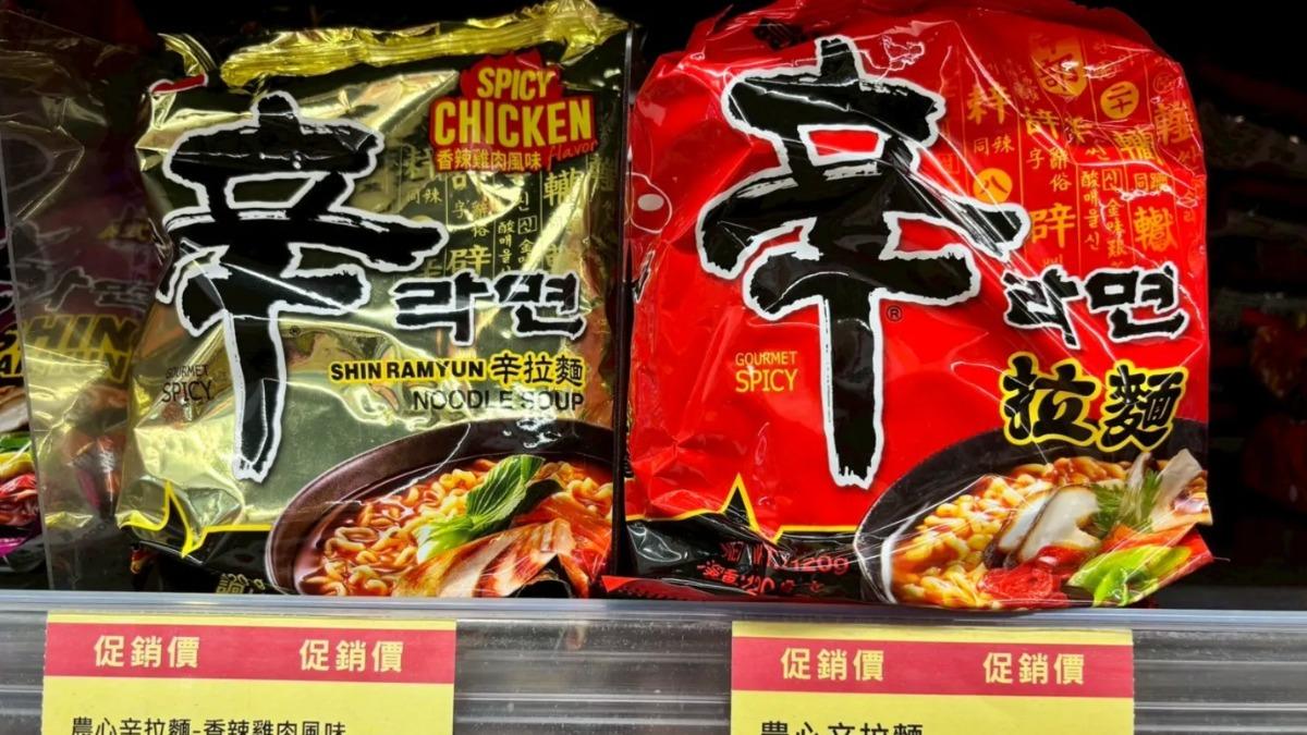 韓國銷售冠軍的農心辛拉麵。（圖／網路溫度計）