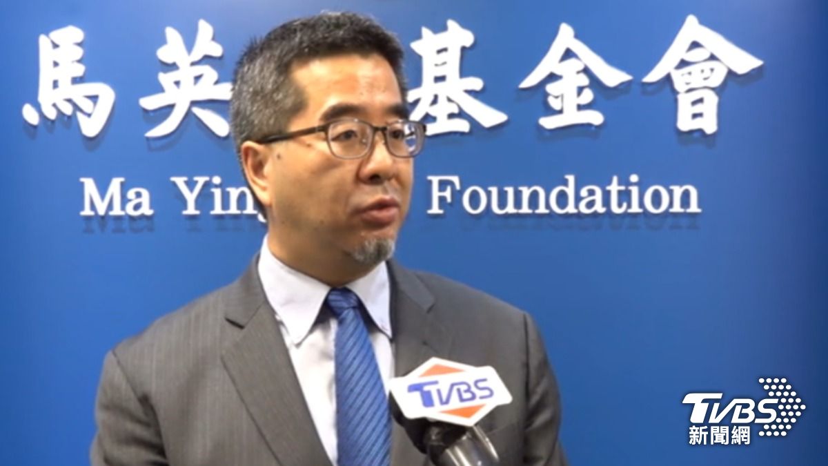 馬英九基金會執行長蕭旭岑。(圖/TVBS)