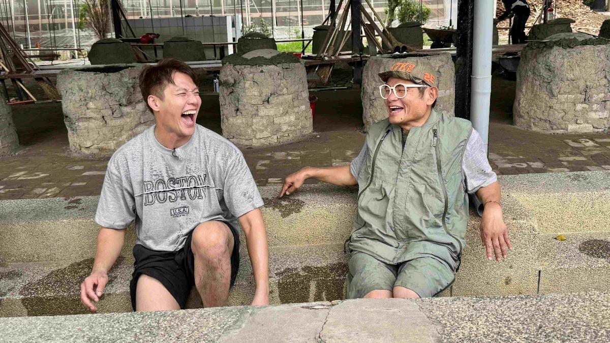 張睿家升格人夫,遭許效舜逼問「做人進度」。(圖/東森超視提供)